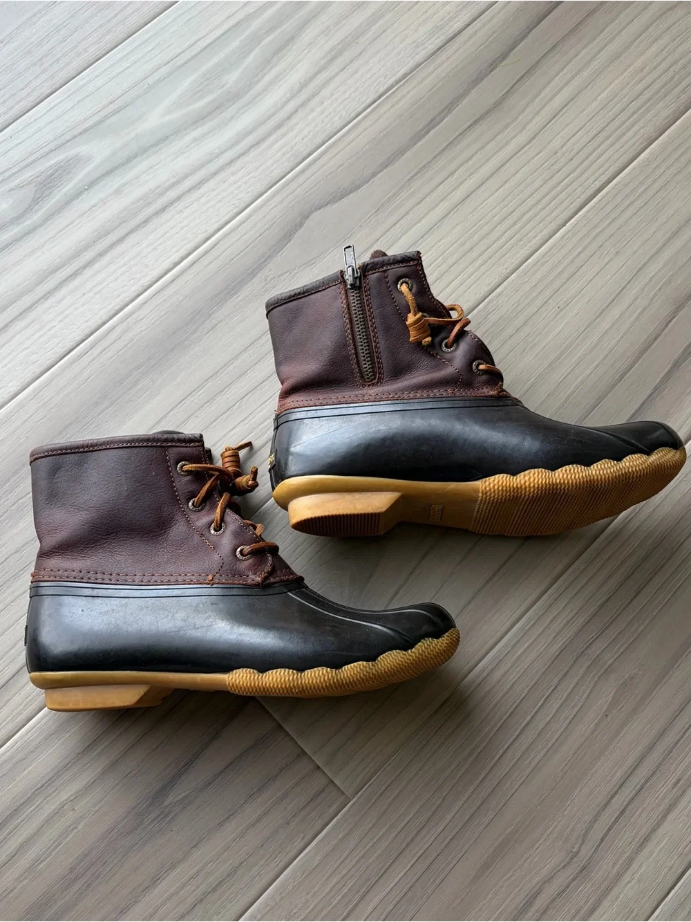 Sperry Rubber Leather Boots